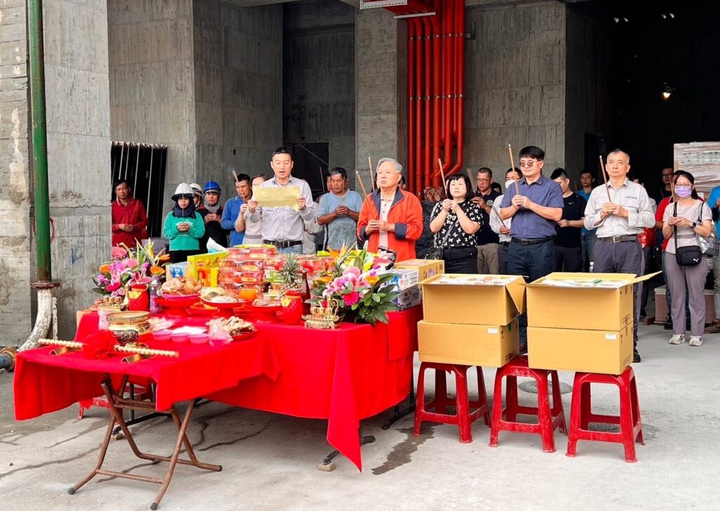 【惠田民安段．上樑儀式】